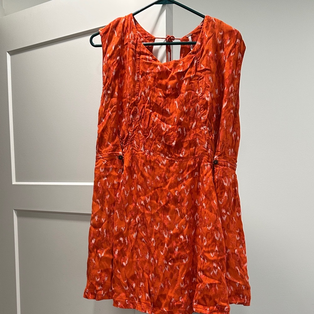 Free People Orange Sundress